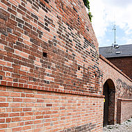 Stadtmauer Tangermünde im Bereich Schäferstraße